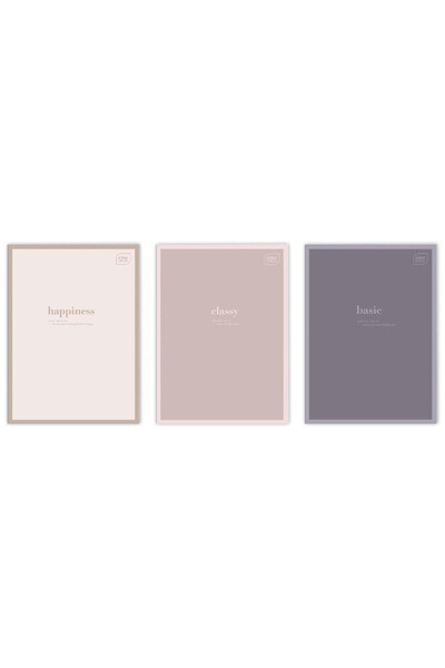 Interdruk Set 5 caiete A4 60 file, multicolor