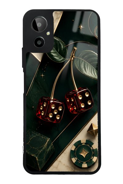 Spoyi حافظة هاتف لامعة بتصميم Gm 23 SE Emerald Casino Cherry