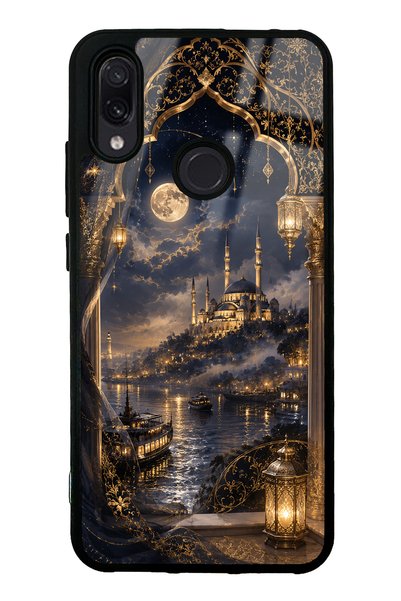 Spoyi حافظة هاتف Xiaomi Redmi Note 7 بتصميم Midnight Bosphorus اللامع