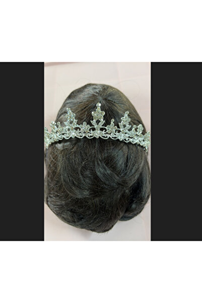 zerzembe Stone-Encrusted Bridal Crown for Special Occasions Parties
