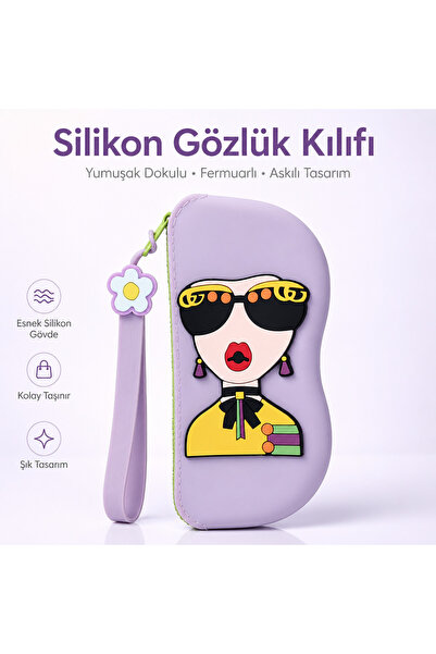 YuumiCo Silikon Gözlük Kılıfı - Çizilmelere Karşı Koruyucu Kolay Taşınabilir ...