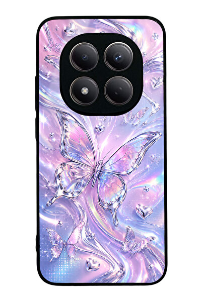 Spoyi Xiaomi Redmi Note 15 Pro Iridescent Dream Butterfly Tasarımlı Glossy Te...