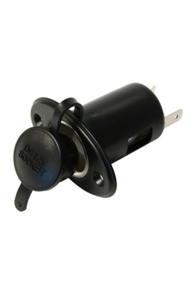 RapidAuto Priza auto simpla Carpoint 12V max. 10A suplimentara cu capac prote...
