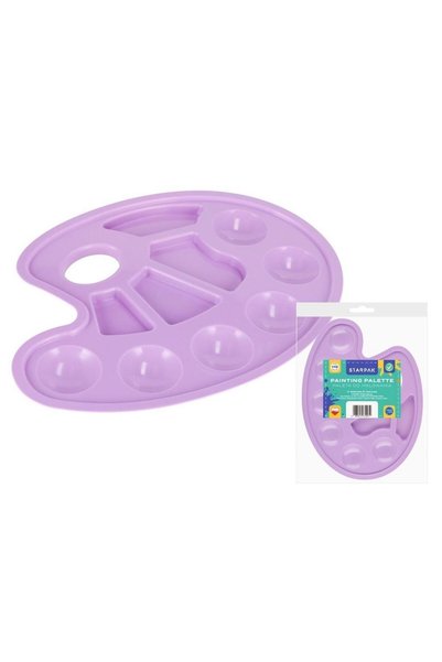 Starpak Paleta plastica cu 10 compartimente, multicolor, 0x19x25cm