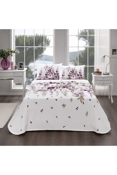 Taç Pique Linen and Duvet Top Bottom Set %100 cotton, 4 pieces, TAC, Galinda ...
