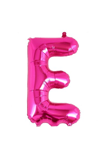 Baloane Vesele Balon Folie Litera E Roz 40 cm LTR7-E