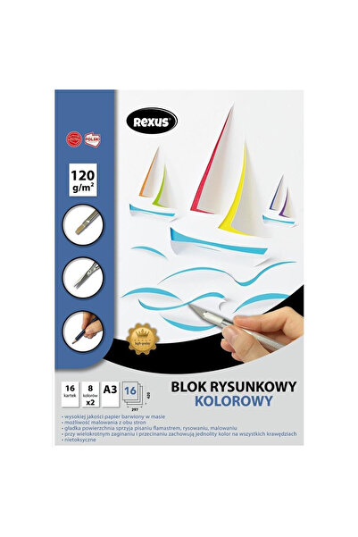 Beniamin Bloc de desen A4/16 culori Premium 120 g/m²