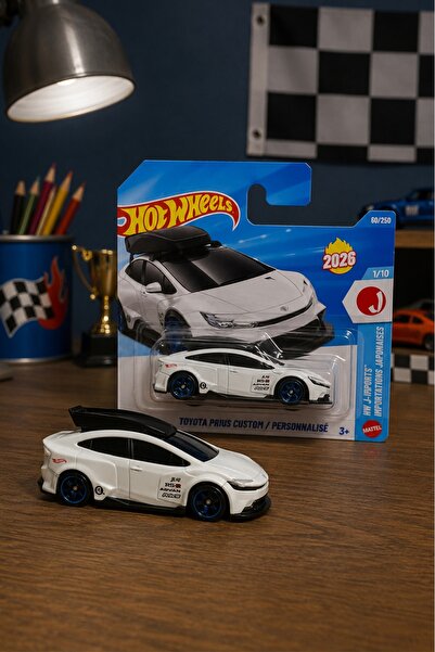 HOT WHEELS تويوتا بريوس كاستم - سيارة لعبة معدنية من سلسلة J-Imports 2026 الخاصة