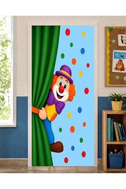 PROMISEBACKDROP2 زينة باب مرنة مقاس 190x75 سم، زينة باب من القماش، بتصميم مهر...