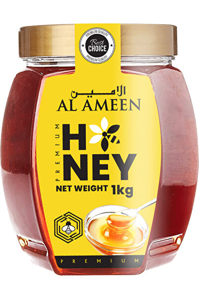 Alameen Al Ameen Natural Honey Hexagon Jar 1kg