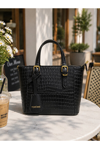 torime Medium Size Women's Crocodile Patterned Hand and Shoulder Bag |   Dail...