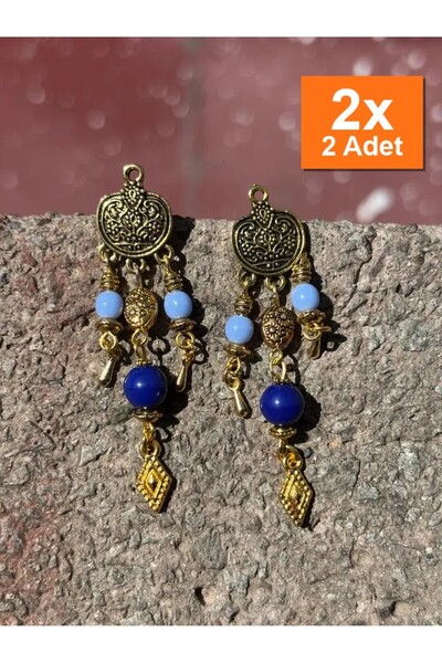 Bozhi أقراط مصنوعة يدويًا بتصميم خاص هدية