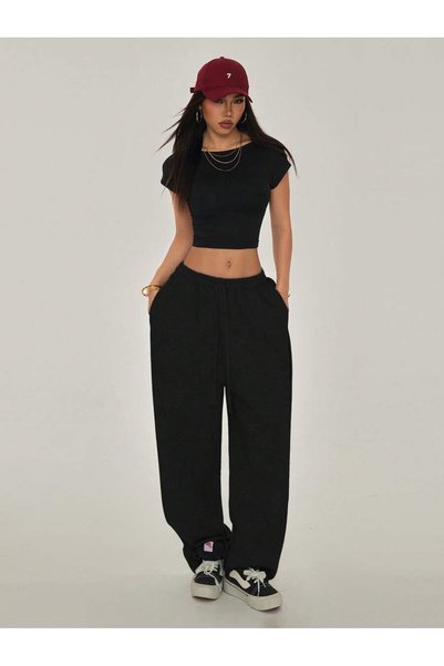 PALPİTO Women's Backless Crop Body