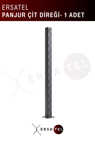 ERSA DEMİR ÇELİK Ersatel Panjur Çit Direği 80 cm Antrasit Gri - Takım Değildir.