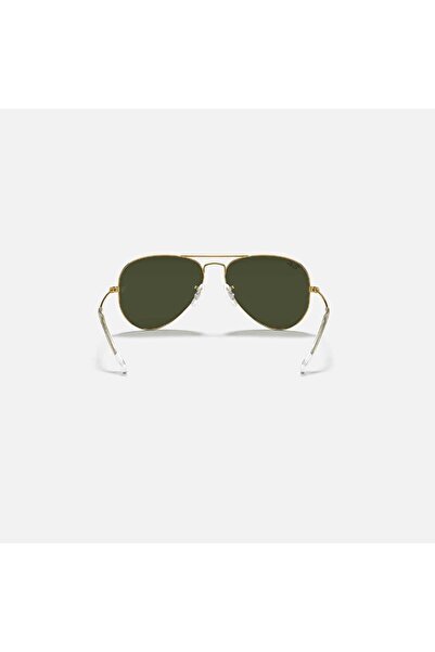 Ray-Ban Rayban 58 mm Unisex Aviator Sunglasses, Gold, RB3025-001/58-58