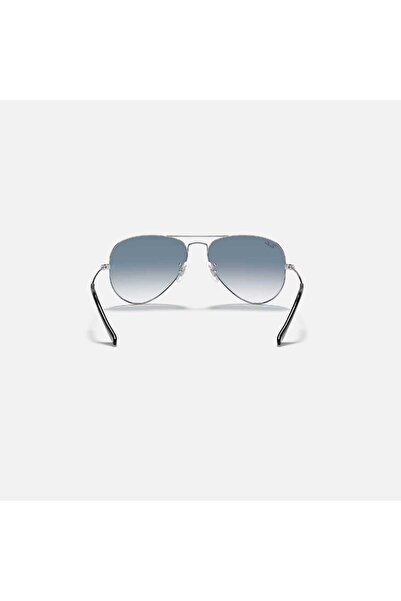 Ray-Ban Rayban 58 mm Unisex Aviator Sunglasses, Silver, RB3025-003/3F-58