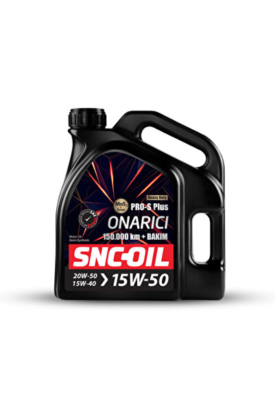 SNC OİL SNC-OIL 150.000 Km + Bakım Pro-S Plus Onarıcı 15W-50 Motor Yağı (4 Li...