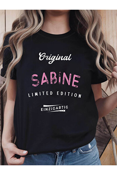 01THEONE تي شيرت نسائي أصلي مطبوع عليه رسومات من SABINE LIMITED EDITION |   ق...