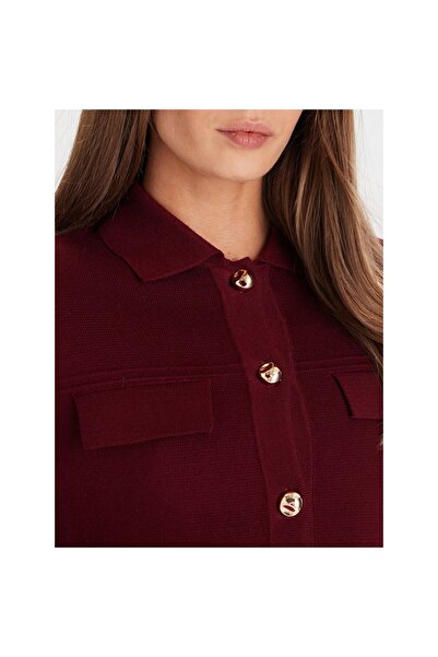 Morgan Cardigan de damă 252-MIMDIE Bordeaux