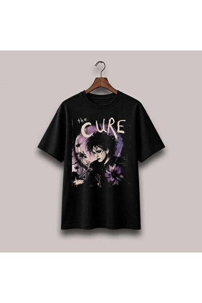 Grafftee Clothing Cure Printed Unisex Oversize T-Shirt