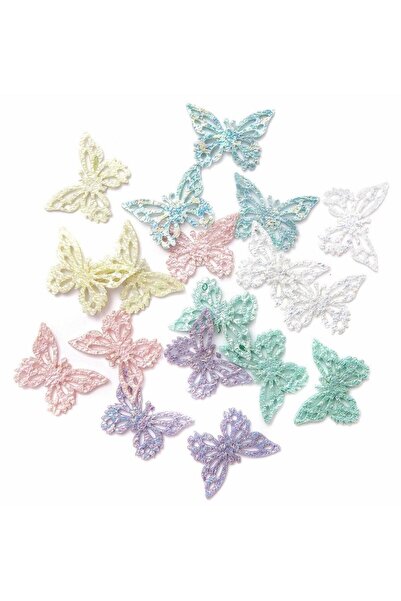 OEM Set 18 stickere decorative fluturi, DALPRINT, Multicolor