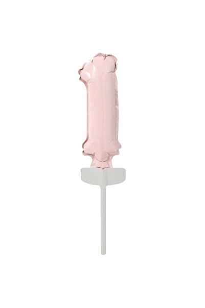 AMSCAN Balon folie, Amscan, Numarul 1, 13 cm, Roz