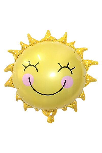 Godan Balon folie/mylar Slonce, forma soare 52x52 cm, pentru umplere cu heliu...