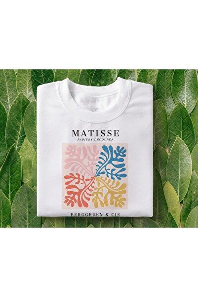 Grafftee Clothing تي شيرت ماتيس بابيير ديكوبس مطبوع للجنسين مقاس كبير