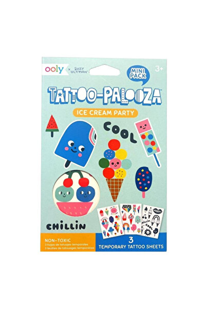 Ooly Tatuaje temporare Mini Lody multicolor set 3 foi
