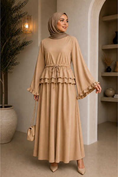 get crazy collection Women's Skirt and Tunic Set with Waist Tie
