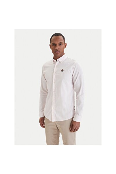 Aeronautica Militare Cămașă bărbătească 261CA1320UCT03532 Roz