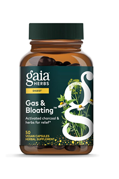 GAIA HERBS Gas & Bloating - Provides Relief from Occasional Gas & Bloating - ...