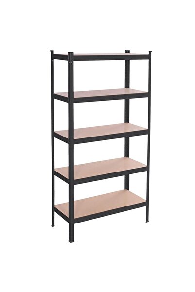 SERSIMO Raft metalic de depozitare cu 5 rafturi, capacitate 675 kg, 75x30x150...