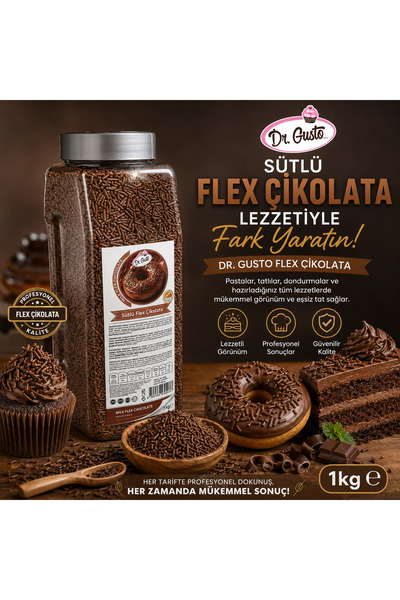 Gusto FLEX ÇİKOLATA SÜTLÜ KONFİSERİ 1KG