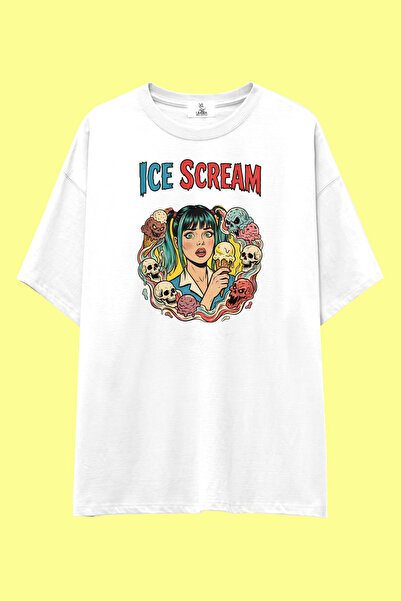 UmbraWear Ice Scream Club T-Shirt |   Unisex 100% Cotton Black & White Color ...