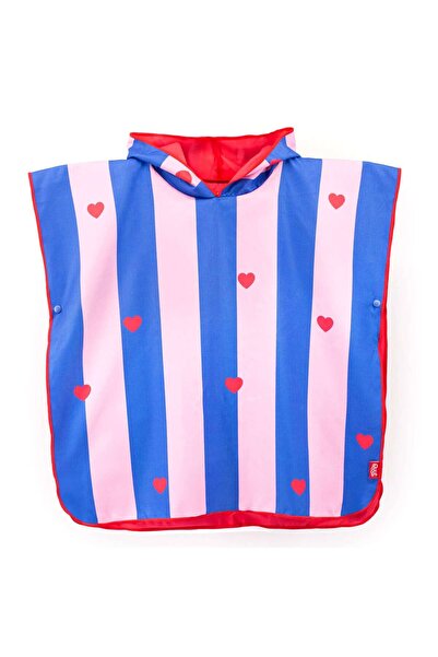 Quut Poncho de plajă, cireșiu