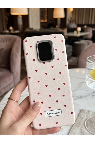 Hatreds Redmi Note 9 Pro Deri Dokulu Desenli Kamera Korumalı Darbe Emici Sili...