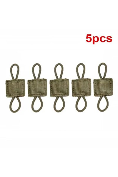 Choice10 OD-5P 10pcs MOLLE Elastic Nylon Webbing Ribbon Buckle Outdoor Hiking...