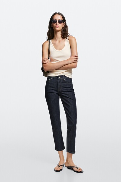 Massimo Dutti Orta bel crop slim fit jean
