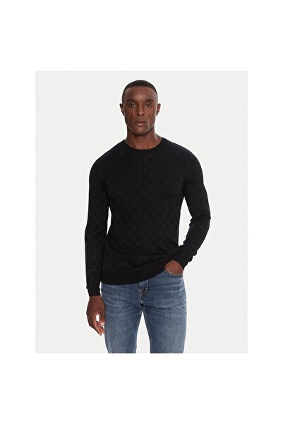 Karl Lagerfeld Pulover bărbătesc 655018 554302 Negru