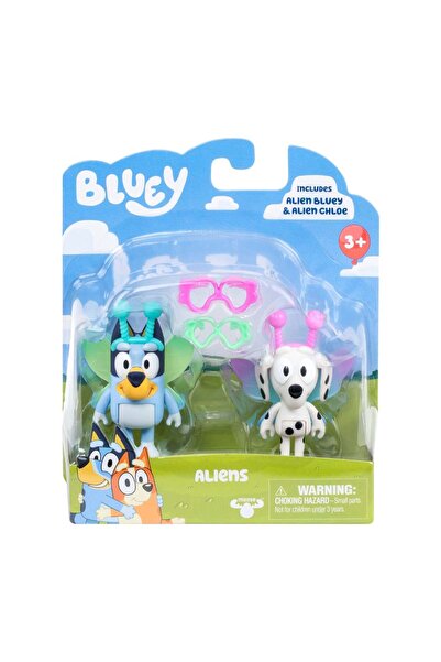 bluey Set 2 figurine, si Chloe, Aliens