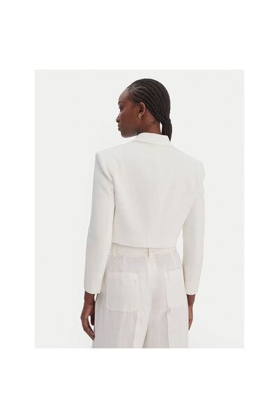 Elisabetta Franchi Jachetă de damă GI22361E2 Crem