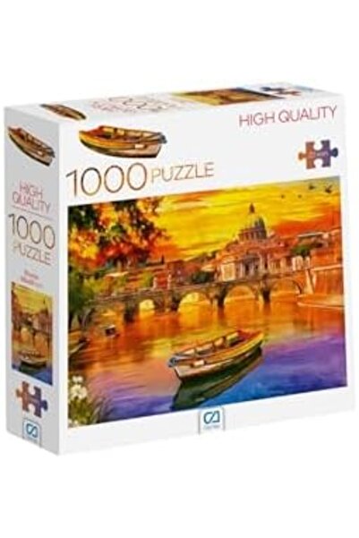 Yıldızan Rome View 1000 Pieces 2,2mm Thickness 48X68Cm Professional Hobby Puz...