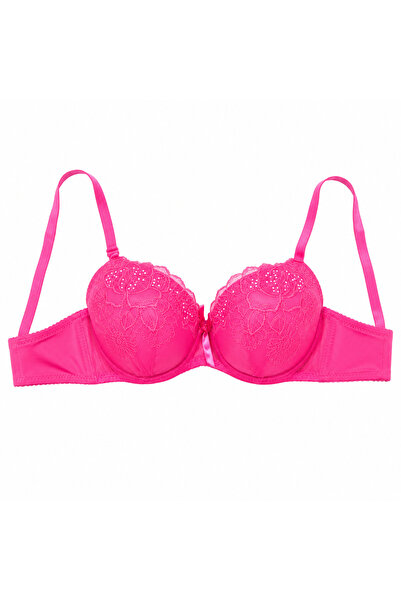 Generic Women's Lace Padded Bra with Adjustable Straps