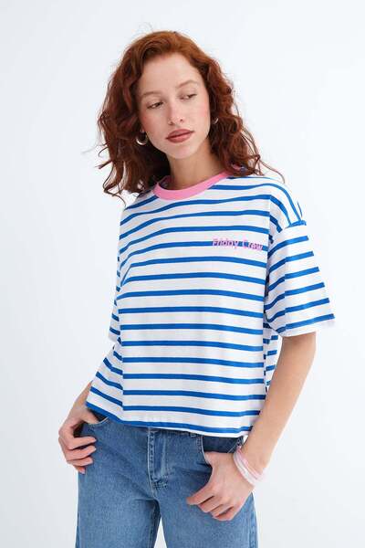 Addax Striped T-Shirt P10730