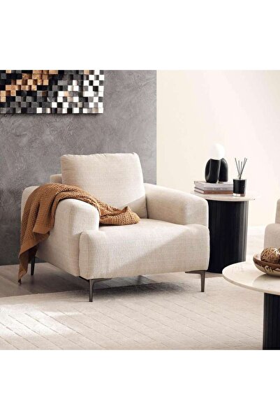 PAN HOME HASSA SINGLE SEATER SOFA - BEIGE