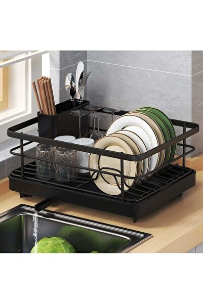 Generic YOUHUAGUO Dish Drying Rack Dish Drainer Countertop Drainboard with Ut...
