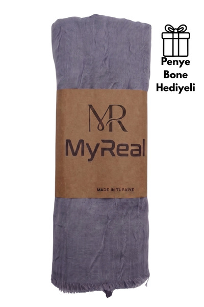 MyReal شال من خيزران الكراش - نسيج طبيعي لا يحتاج للكي (90x200 سم)