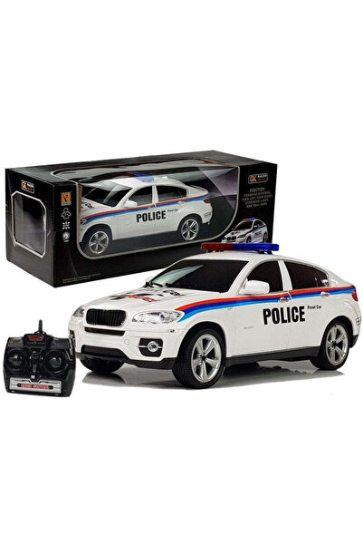 LEAN Mașină de poliție Coupe R/C, 35 x 12.5 x 13.5 cm, set cu pilot, 4861