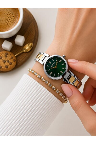 Dice Kayek Premium Vintage Women's Wristwatch Gold Steel Cord 5 Atm Water Res...